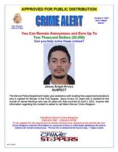 Crime alert for Jesus Angel Arvizo.